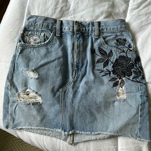 Rag and bone embroidered skirt